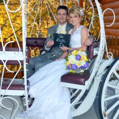 Wedding center carriage