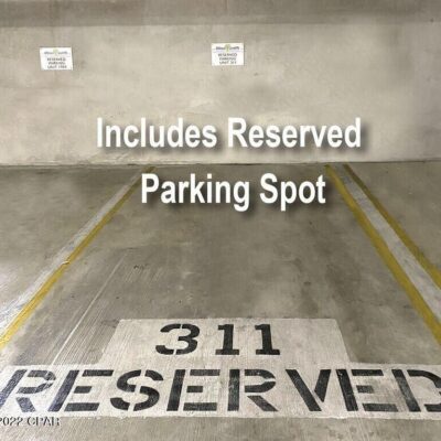 Our reserved parking spot