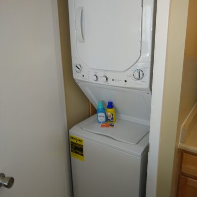 Washer/dryer in the unit