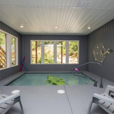 Private indoor heated pool